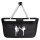 Einkaufskorb faltbar Kickboxen Silhouette 20 Liter Tragekorb Black