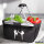 Einkaufskorb faltbar Kickboxen Silhouette 20 Liter Tragekorb Black