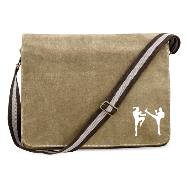 Umhängetasche Kickboxen Silhouette 14 Liter