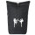 Kurierrucksack Kickboxen Silhouette 30-44 Liter Black Melange