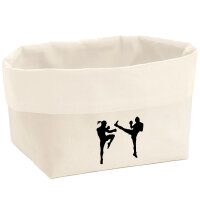 Organizer Kickboxen Silhouette Aufbewahrungskorb