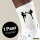 Socken Kickboxen Silhouette Größe 37/46 White Motiv Tennissocken