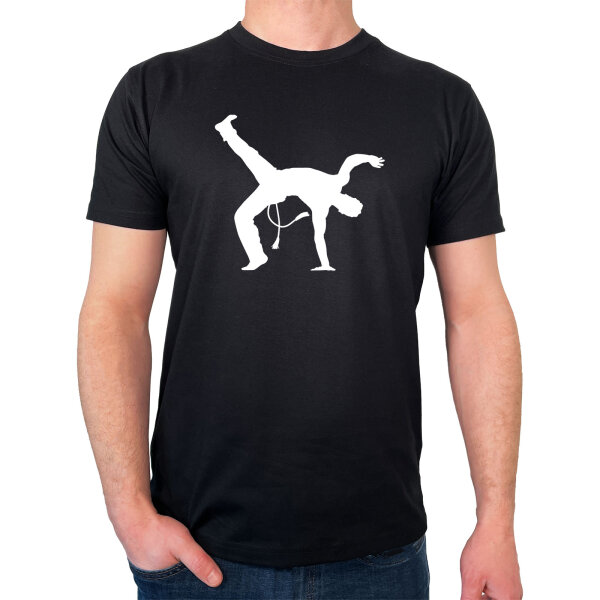 Herren T-Shirt Capoeira Silhouette Größe S-3XL