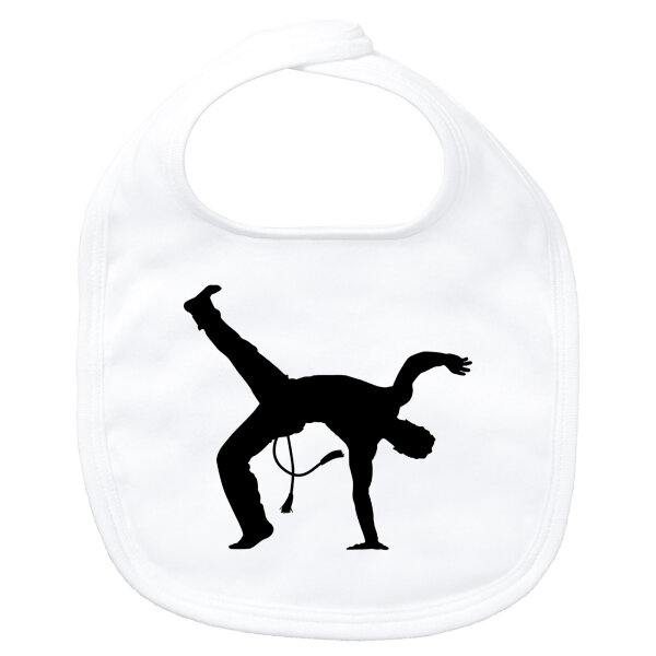 Baby Lätzchen Capoeira Silhouette