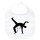 Baby Lätzchen Capoeira Silhouette Klettverschluss