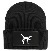 Beanie Capoeira Silhouette Black Mütze