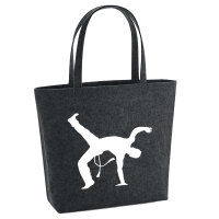 Filzshopper Capoeira Silhouette 22 Liter Filztasche