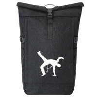 Kurierrucksack Capoeira Silhouette 30-44 Liter Black Melange