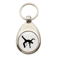 Schlüsselanhänger Capoeira Silhouette