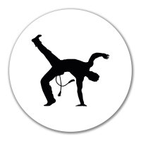 Aufkleber Capoeira Silhouette 10cm Sticker