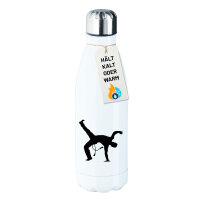 Edelstahl-Trinkflasche Capoeira Silhouette 500ml Wasserflasche