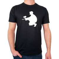 Herren T-Shirt Paintball Silhouette Größe S-3XL