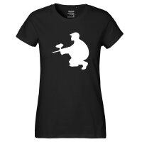 Damen T-Shirt Paintball Silhouette Größe XS-XXL