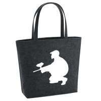Filzshopper Paintball Silhouette 22 Liter Filztasche