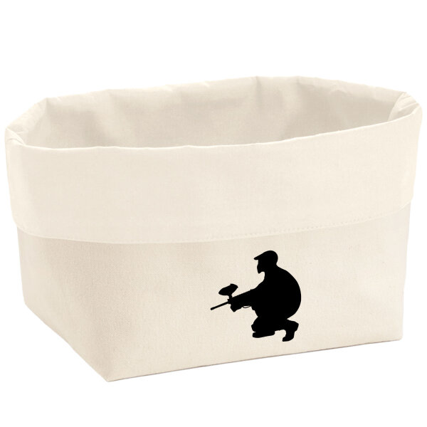 Organizer Paintball Silhouette Aufbewahrungskorb