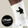 Socken Paintball Silhouette Größe 37/46 White Motiv Tennissocken