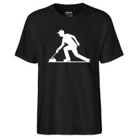 Herren T-Shirt Curling Silhouette Größe S-3XL