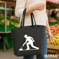 Filzshopper Curling Silhouette 22 Liter Filztasche