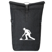 Kurierrucksack Curling Silhouette 30-44 Liter Black Melange