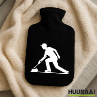 Wärmflasche Curling Silhouette