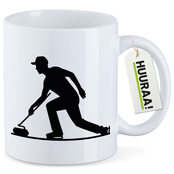 Kaffeetasse Curling Silhouette 330ml