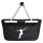 Einkaufskorb faltbar Eiskunstlauf Silhouette 20 Liter Tragekorb Black