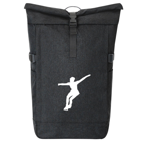 Kurierrucksack Eiskunstlauf Silhouette 30-44 Liter Black Melange