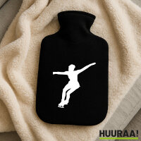 Wärmflasche Eiskunstlauf Silhouette