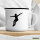 Emaille Tasse Eiskunstlauf Silhouette 300ml Vintage Emaille Becher