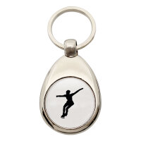 Schlüsselanhänger Eiskunstlauf Silhouette