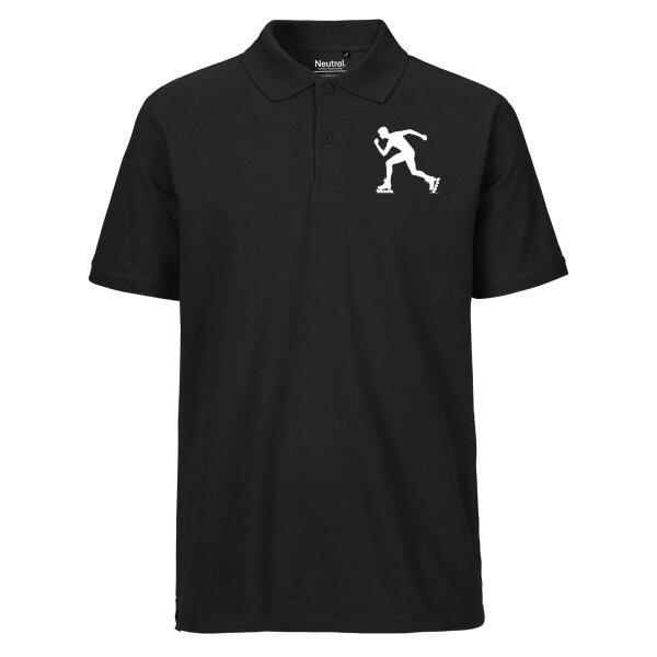 Herren Polo Shirt Inline Skating Silhouette