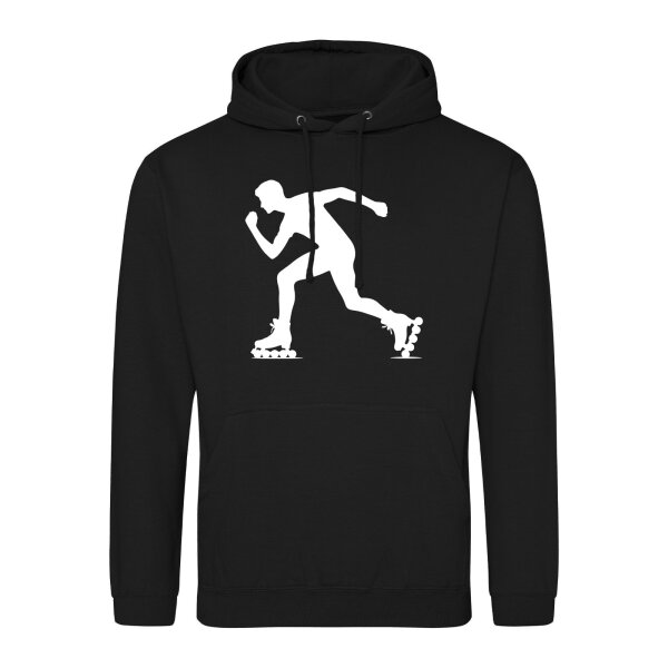 Unisex Hoodie Inline Skating Silhouette Größe S-3XL