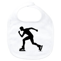 Baby Lätzchen Inline Skating Silhouette