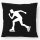 Kissen Inline Skating Silhouette 40x40cm