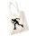 Jutebeutel Inline Skating Silhouette 10 Liter
