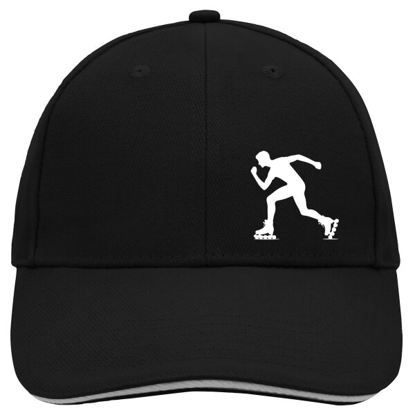 Cappy Mütze Inline Skating Silhouette