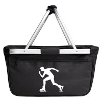 Einkaufskorb faltbar Inline Skating Silhouette 20 Liter...