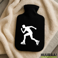 Wärmflasche Inline Skating Silhouette