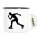 Emaille Tasse Inline Skating Silhouette 300ml Vintage Emaille Becher