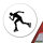 Aufkleber Inline Skating Silhouette 10cm Sticker