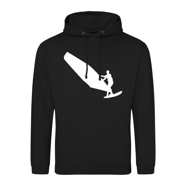 Unisex Hoodie Windsurfen Silhouette Größe S-3XL