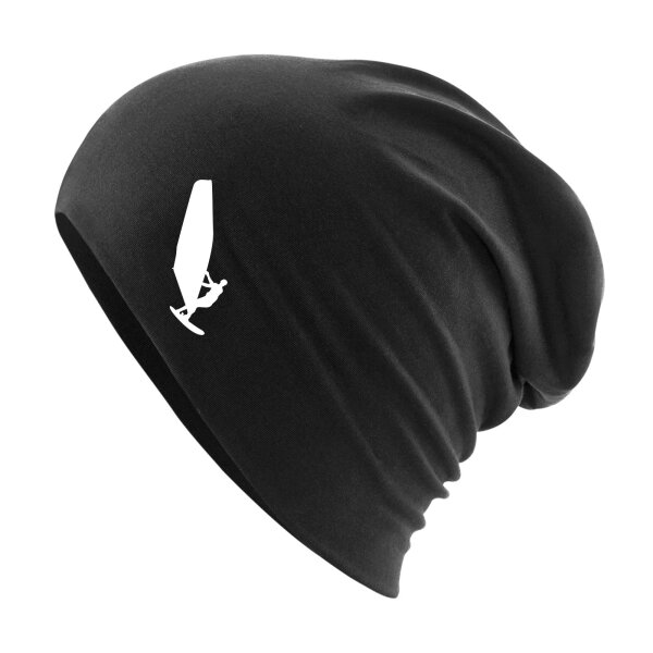 Beanie Windsurfen Silhouette