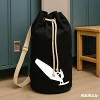 Seesack Windsurfen Silhouette 20 Liter Rucksack Black