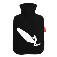 Wärmflasche Windsurfen Silhouette