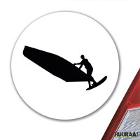 Aufkleber Windsurfen Silhouette 10cm Sticker
