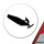 Aufkleber Windsurfen Silhouette 10cm Sticker