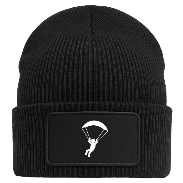 Beanie Paragliding Gleitschirmfliegen Black Mütze