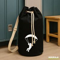 Seesack Paragliding Gleitschirmfliegen 20 Liter Black