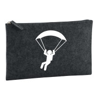 Kulturbeutel Paragliding Gleitschirmfliegen 1 Liter Filz...