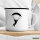 Emaille Tasse Paragliding Gleitschirmfliegen 300ml Vintage Emaille Becher